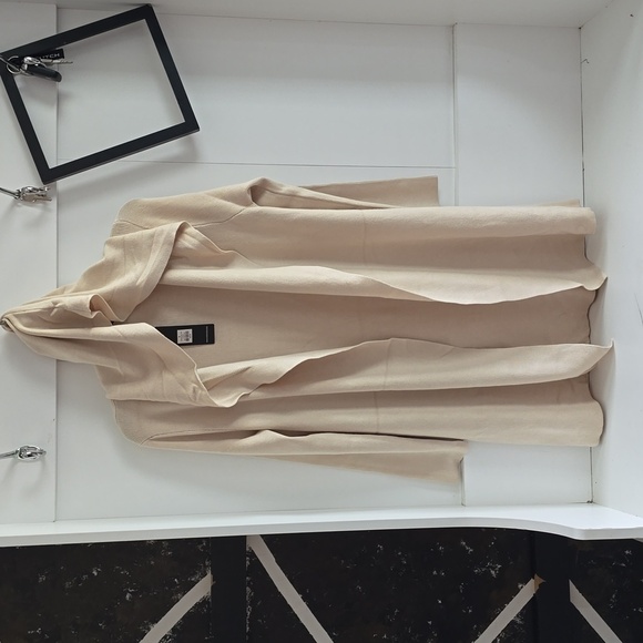 Forever 21-Open Front Hooded Cardigan Sweater - Picture 2 of 8